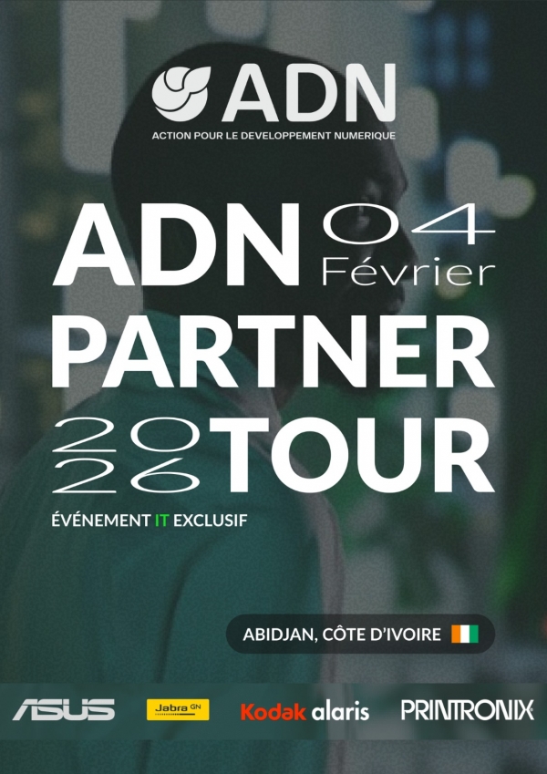 Abidjan accueille une étape du « ADN Partner Tour 2026 », un rendez-vous dédié aux professionnels des technologies de l’information